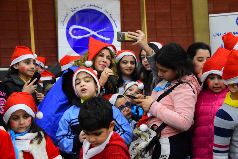 Saint Vincent de paul celebrating Christmas at Jesus & Mary school